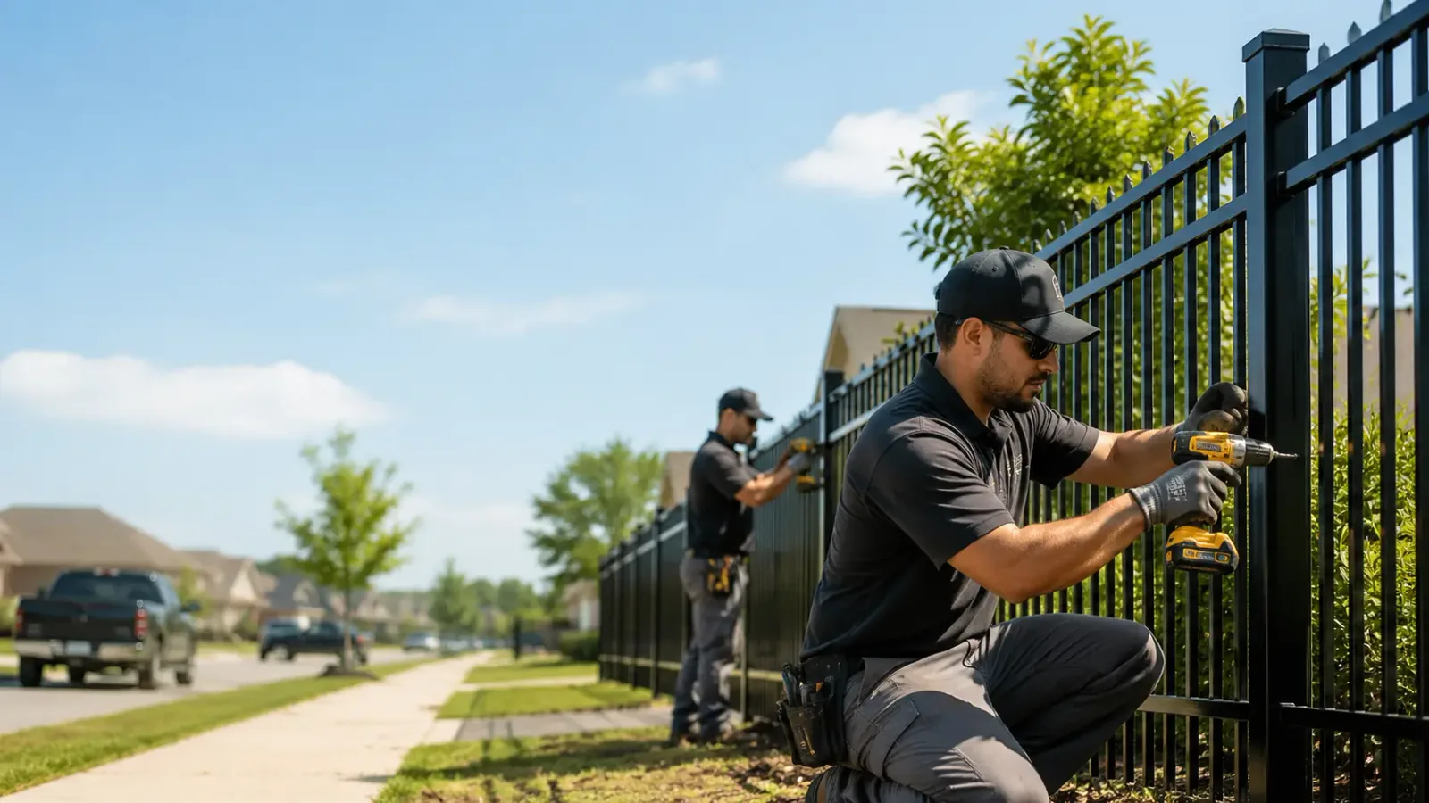 Metal Fence Installation in Dows, IA
